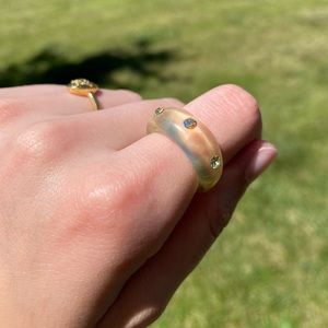 vintage bubble ring